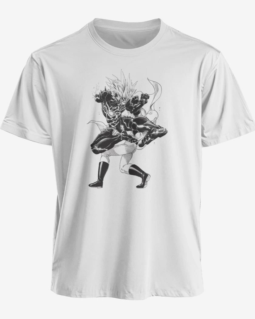 Polera premium Blanco de saitama 3