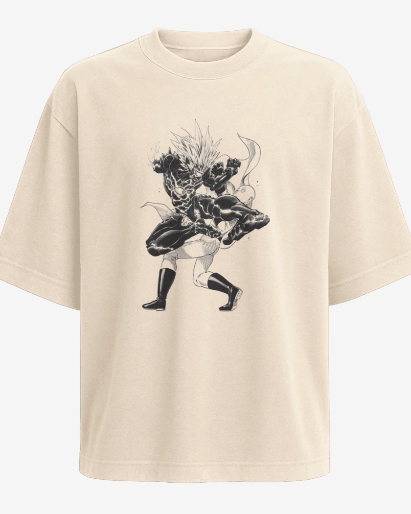 Polera Oversize Beige de saitama 3