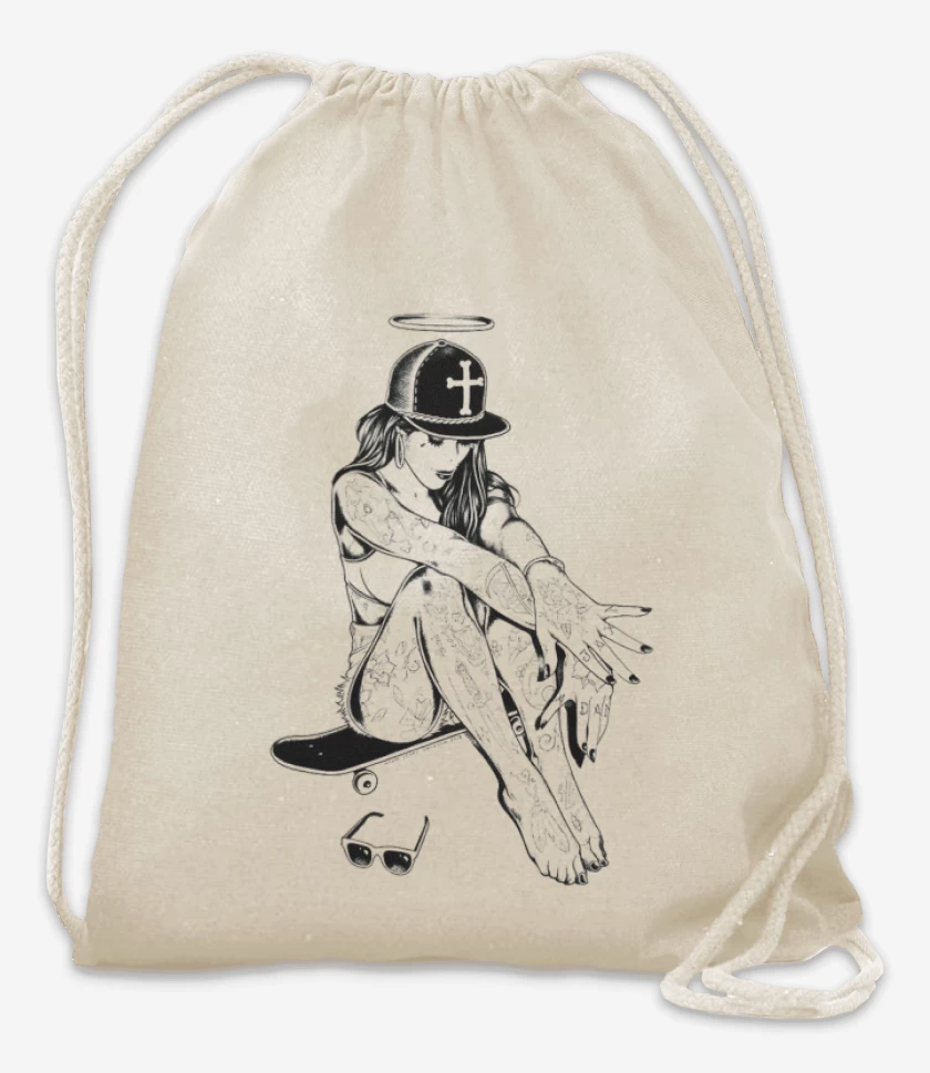 Mochila Blanco de skater
