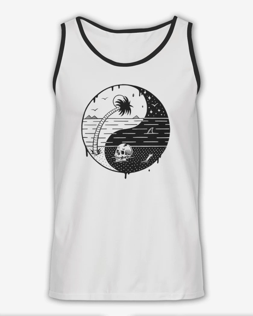 Sudadera ying yang beach