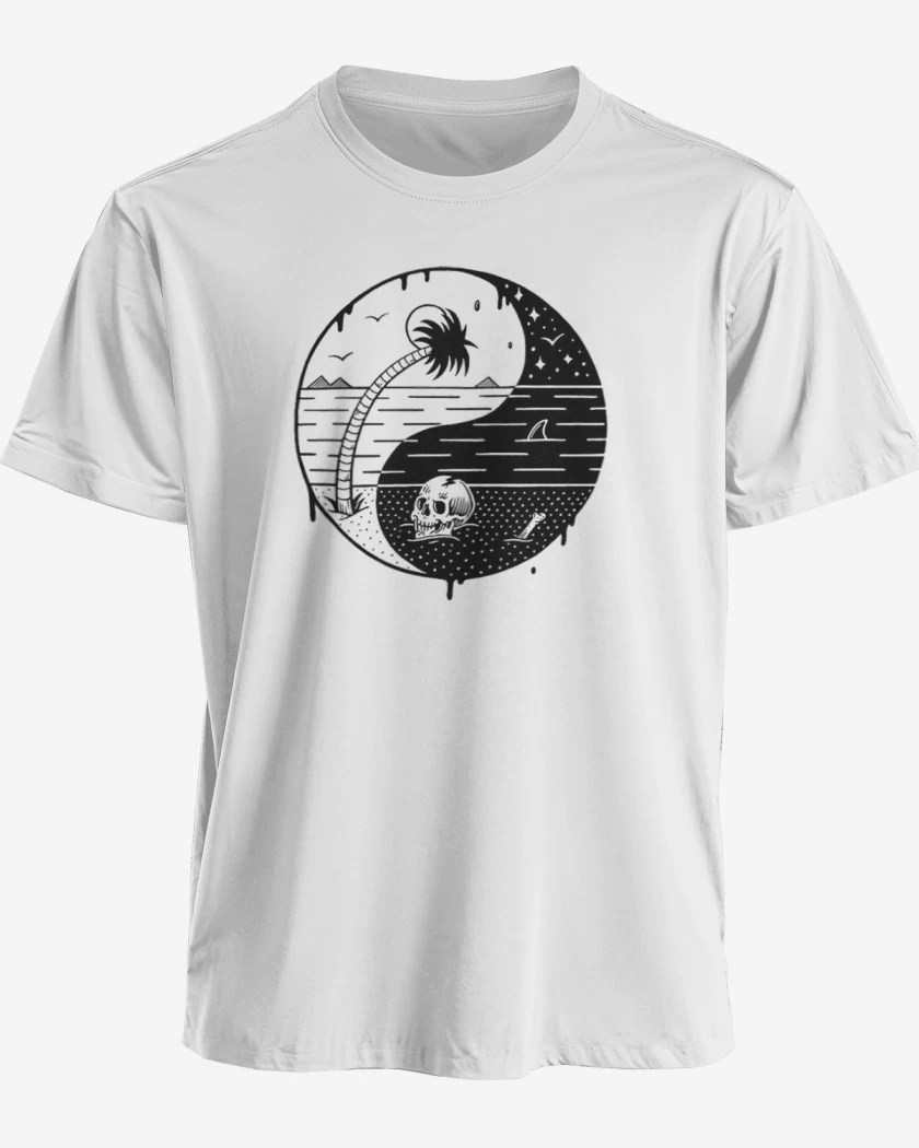 Polera ying yang beach