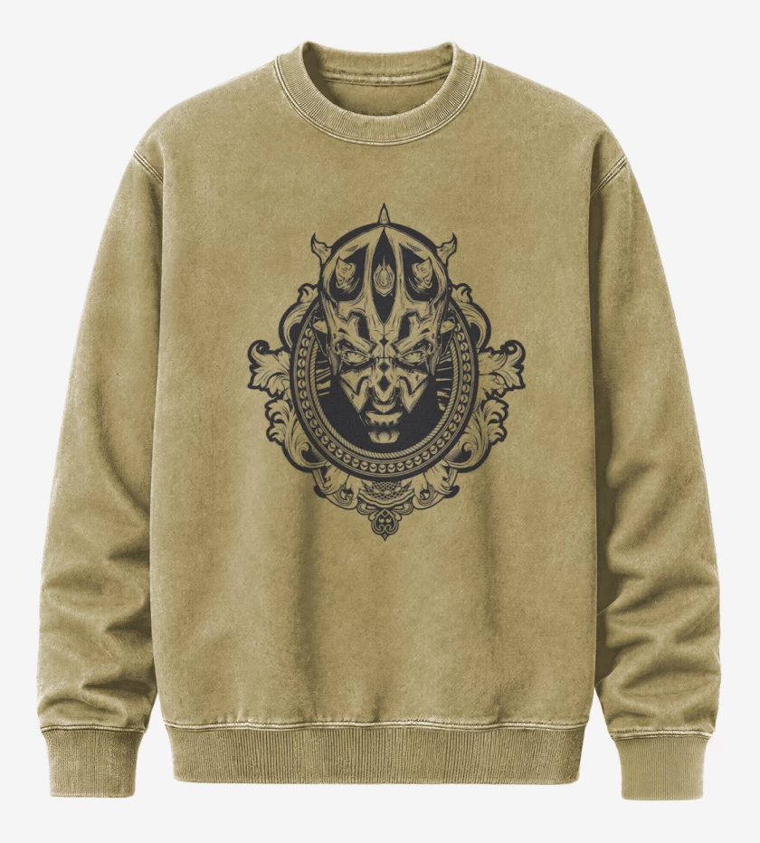 Poleron Polo Acid Wash Beige de maul 2