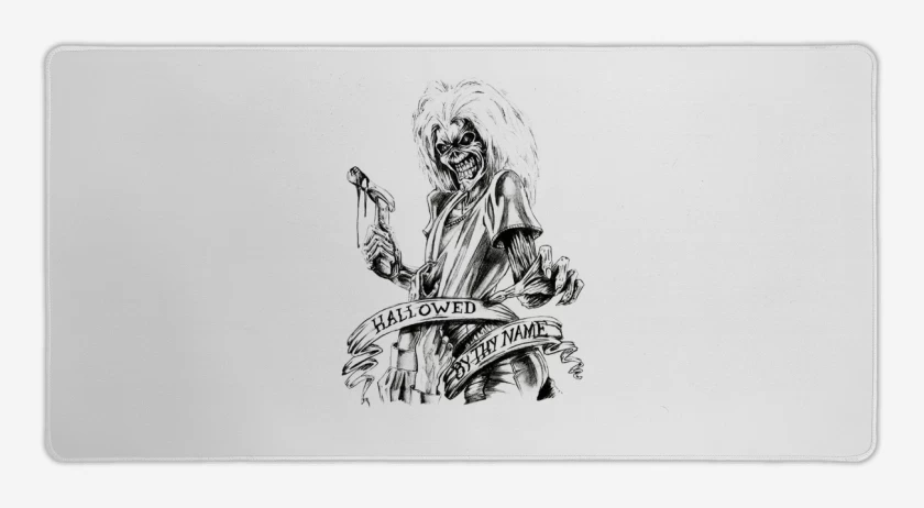 Mouse pad Gamer Blanco de hallowed by thy name