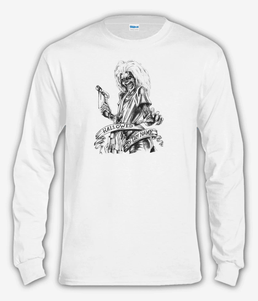 Polera manga larga Blanco de hallowed by thy name