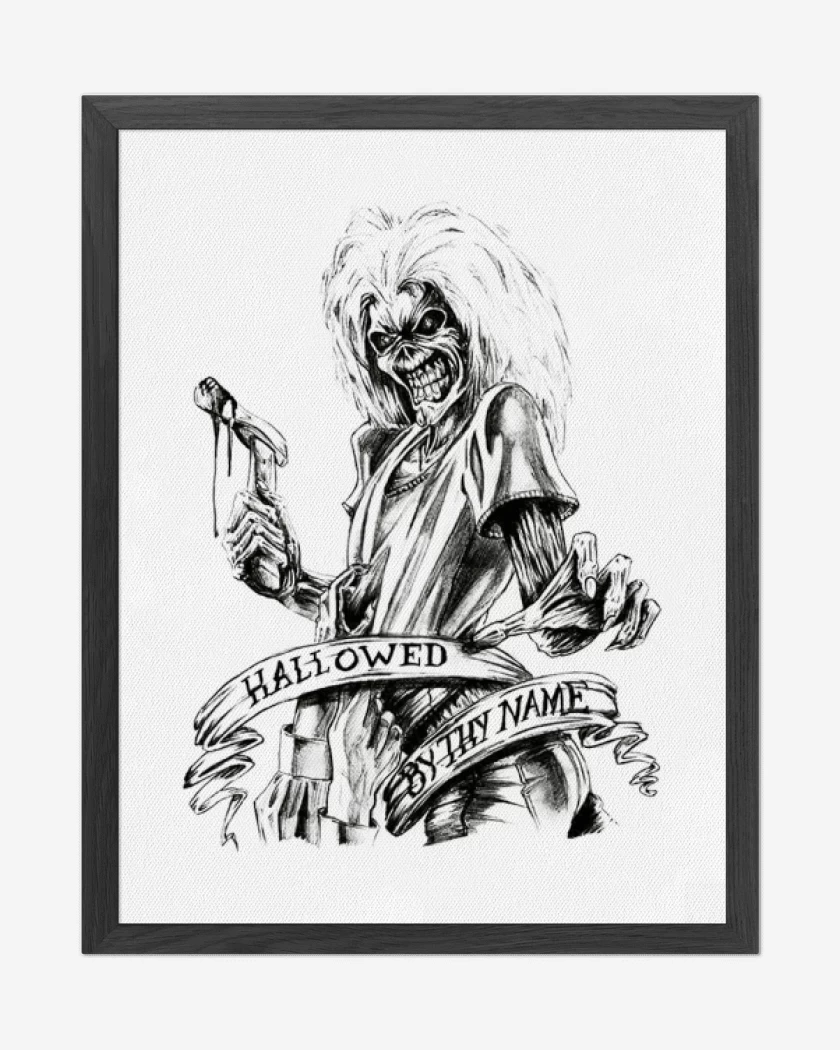Cuadro decorativo Blanco de hallowed by thy name