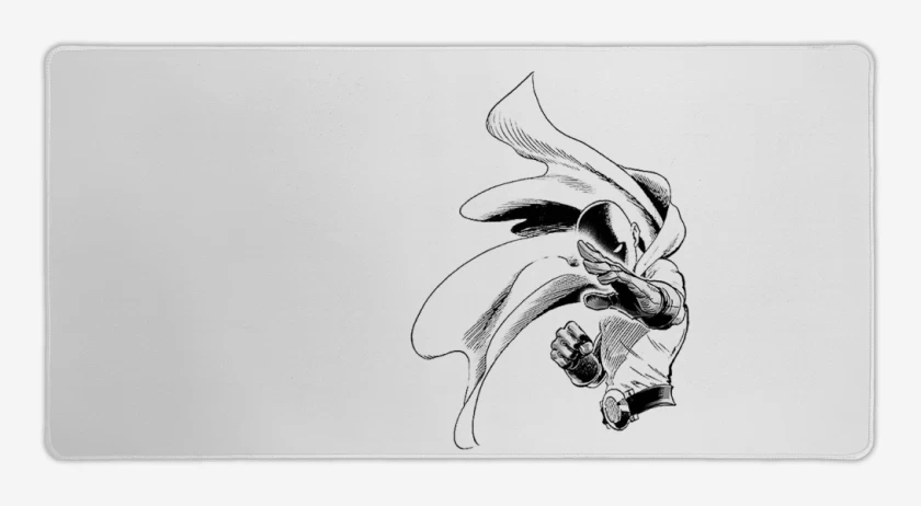 Mouse pad Gamer Blanco de saitama 2