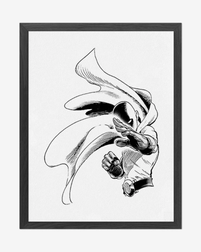 Cuadro decorativo Blanco de saitama 2