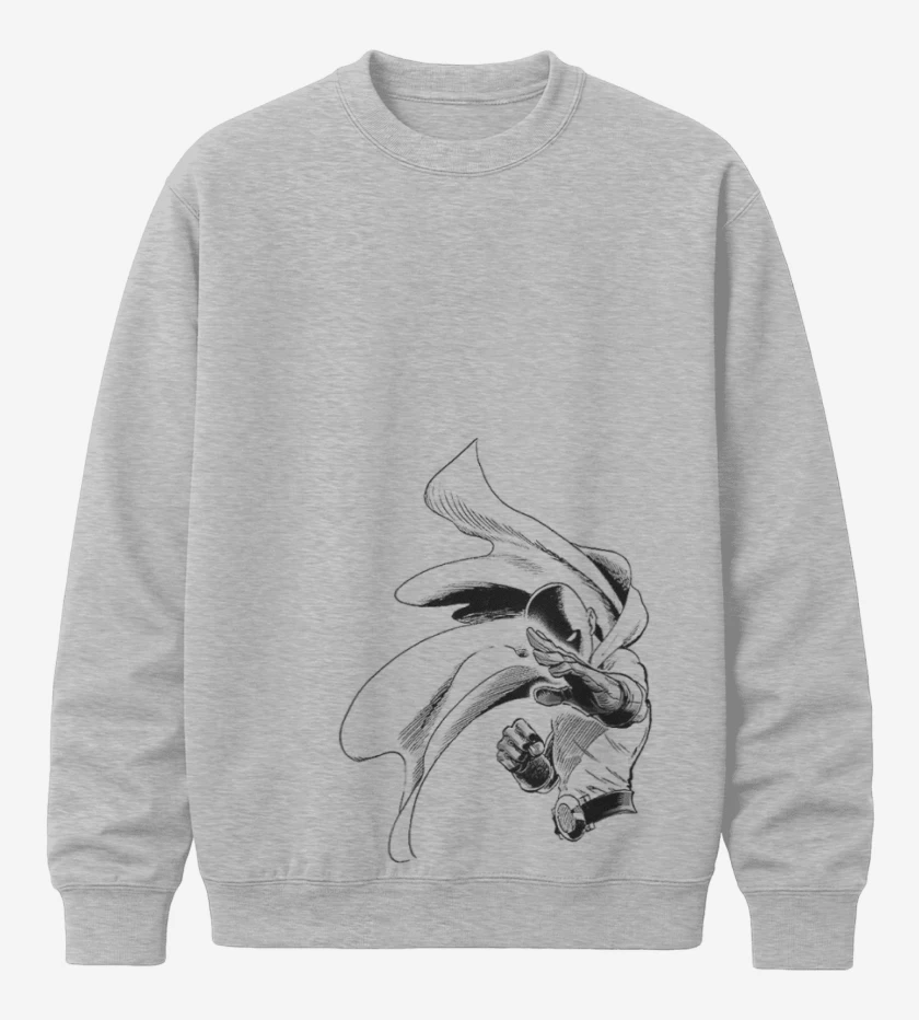 Poleron polo Gris Melange de saitama 2