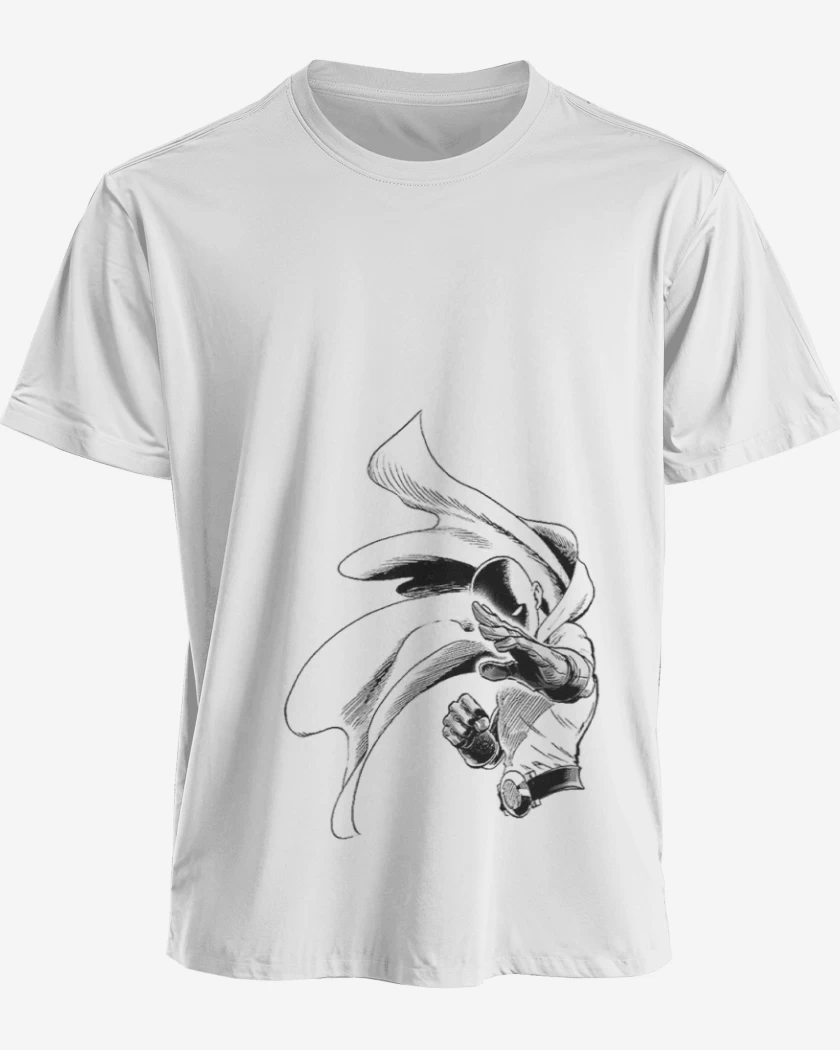 Polera premium Blanco de saitama 2