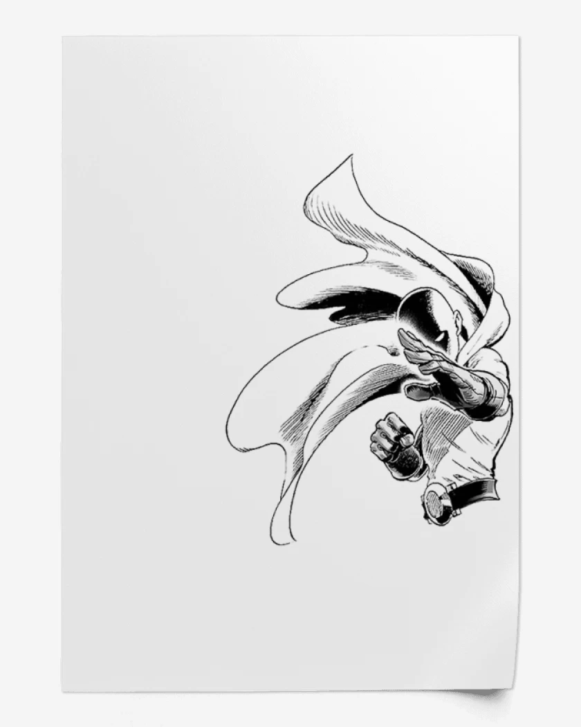 Print Blanco de saitama 2