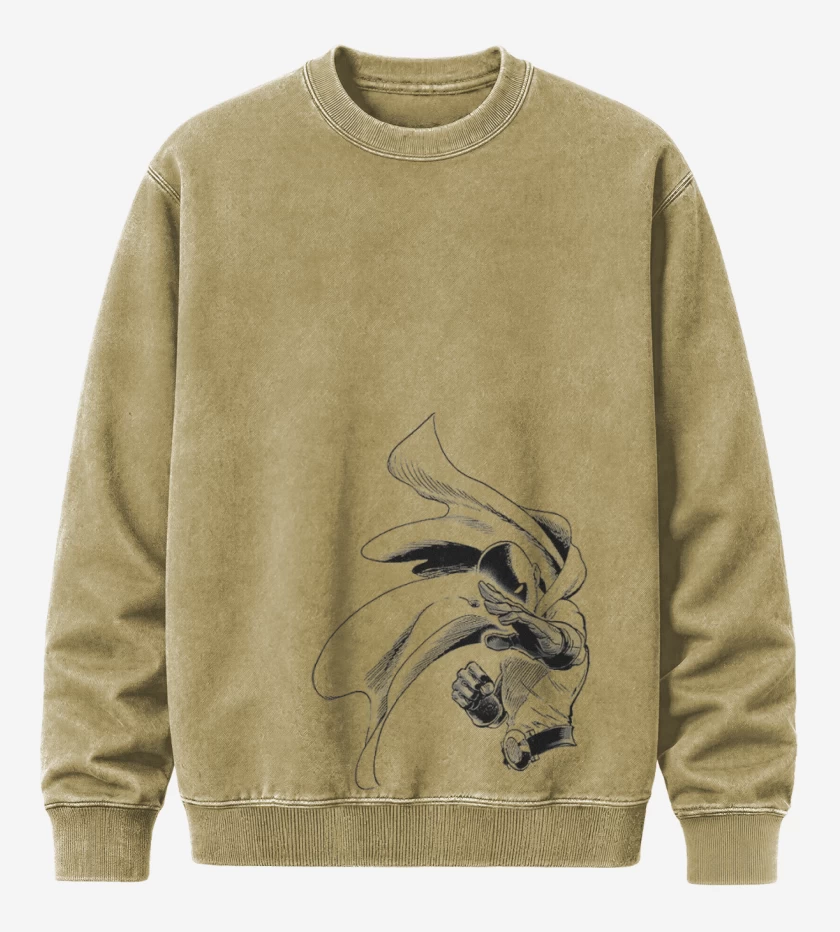 Poleron Polo Acid Wash Beige de saitama 2