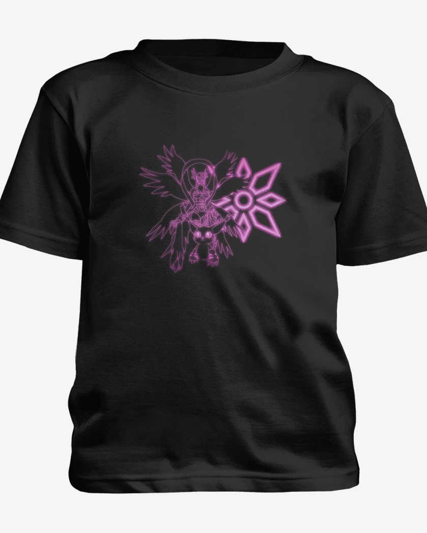Polera de niño Negro de gatomon