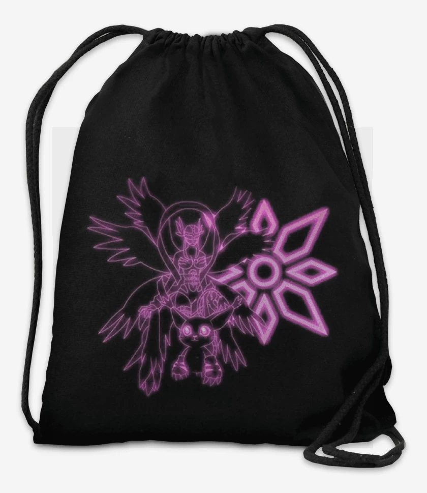 Mochila Negro de gatomon