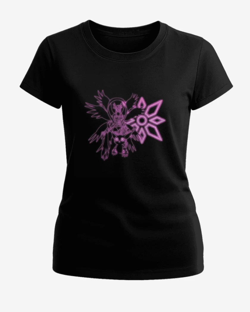 Polera de Mujer Negro de gatomon