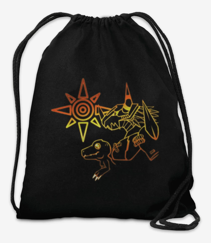 Mochila Negro de Agumon nro 3
