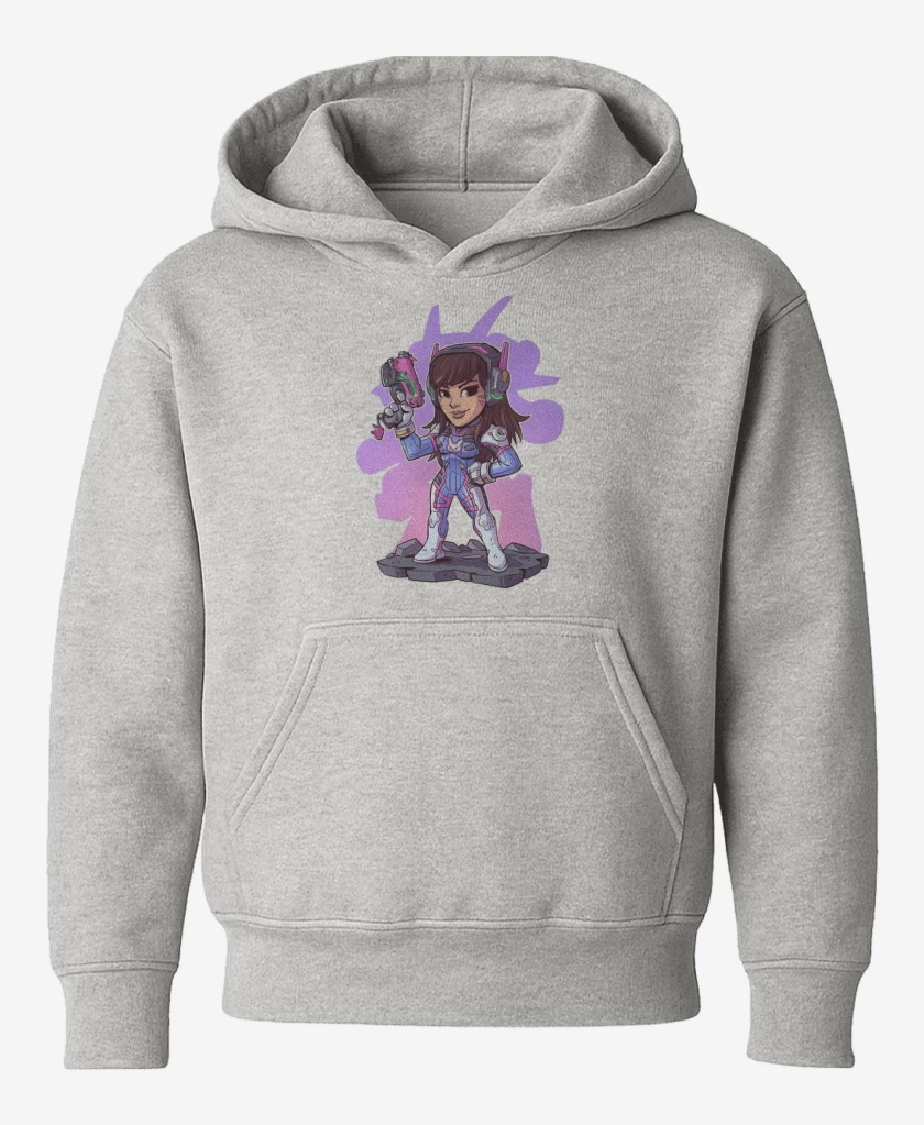 Poleron de niño Gris Melange de chibi dva