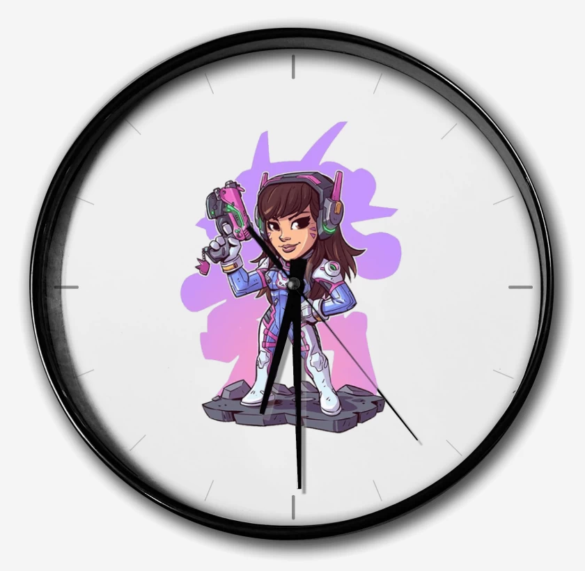 Reloj Blanco de chibi dva