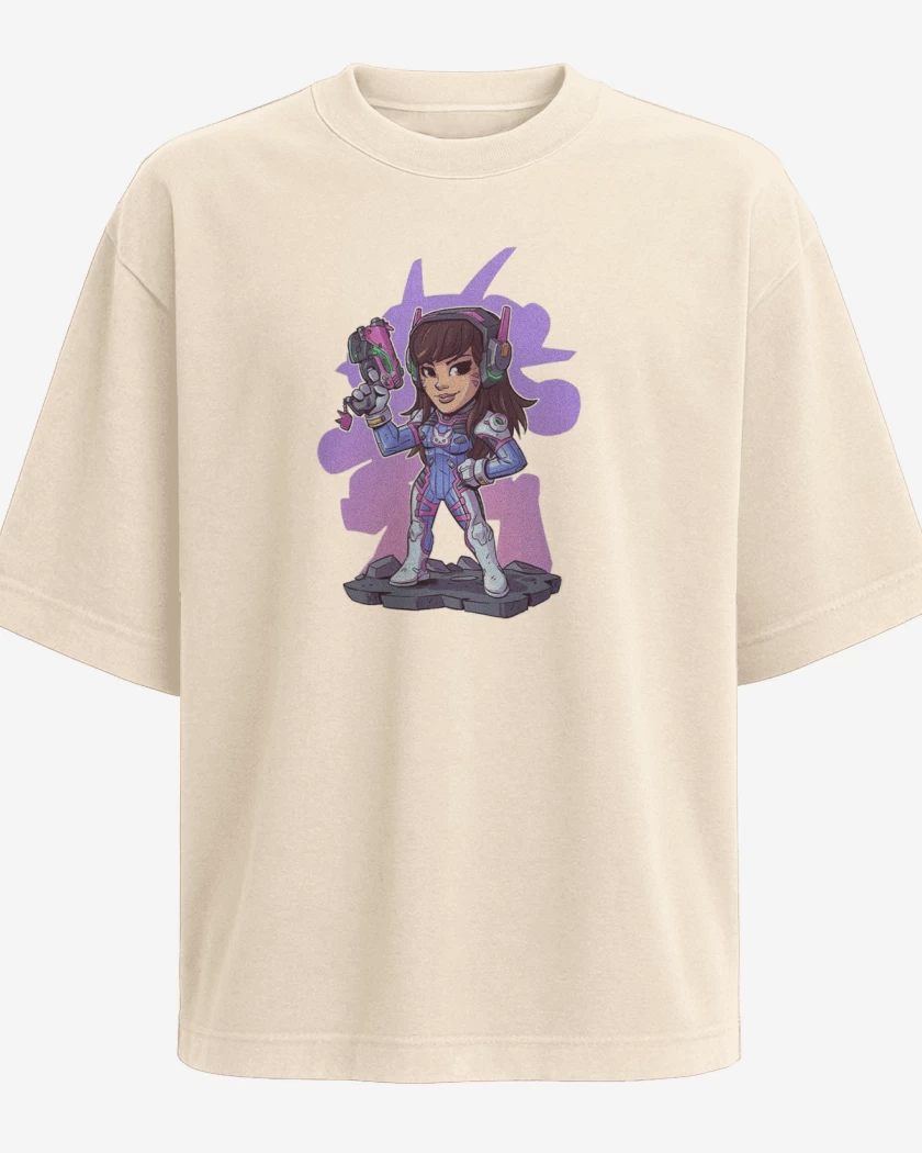 Polera Oversize chibi dva