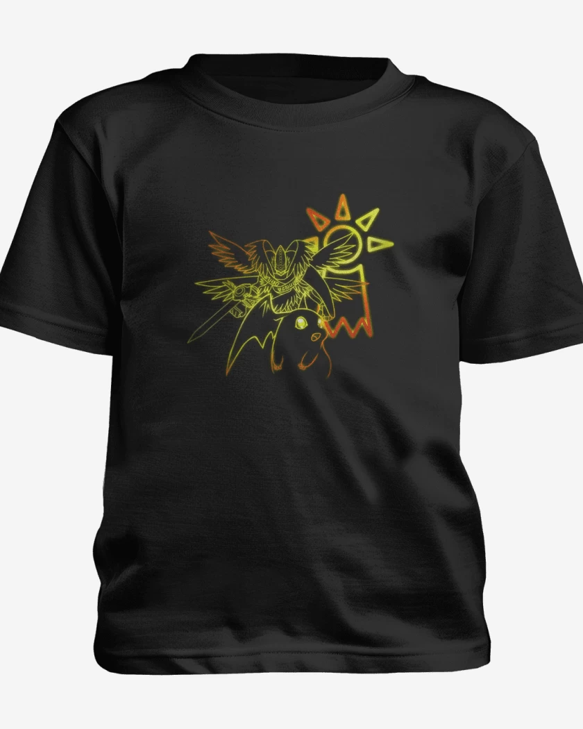 Polera de niño Negro de patamon 2