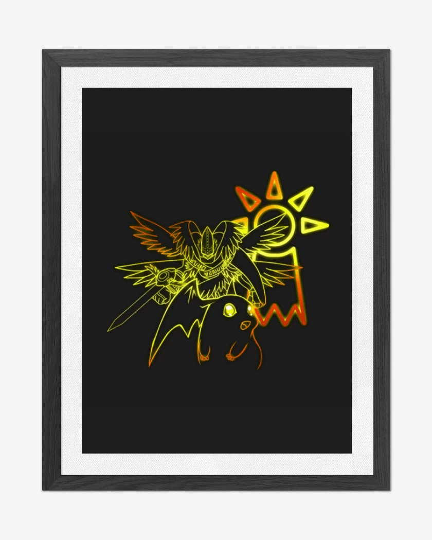 Cuadro decorativo Negro de patamon 2