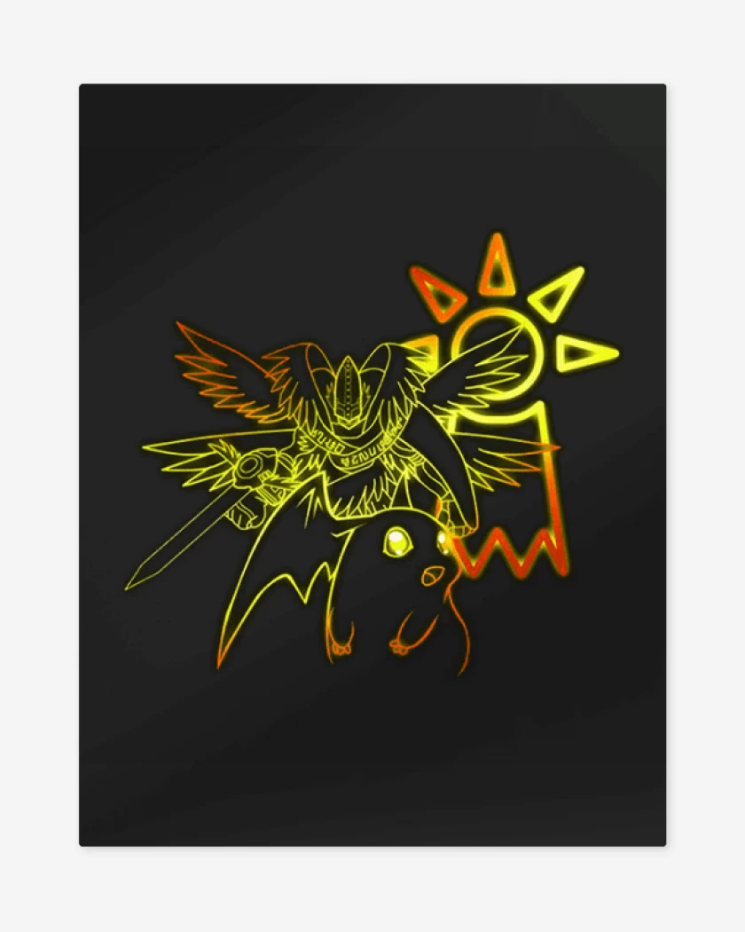 Print metalico Negro de patamon 2
