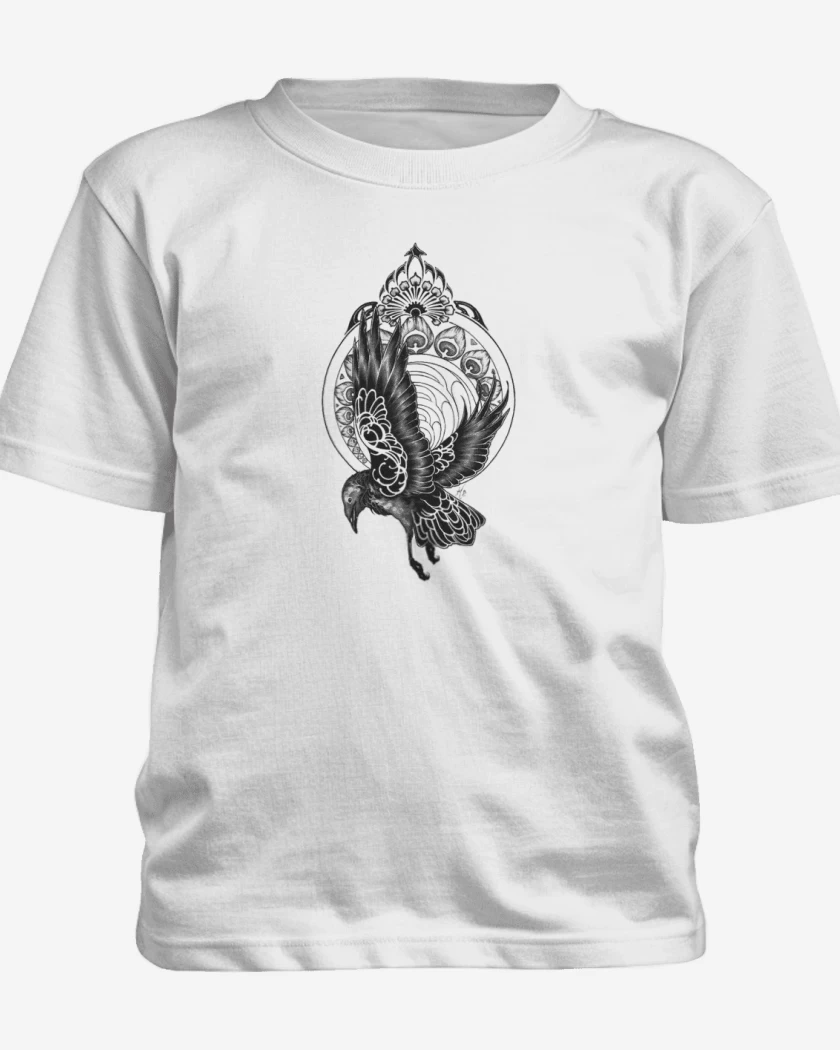 Polera de niño Blanco de pajaro