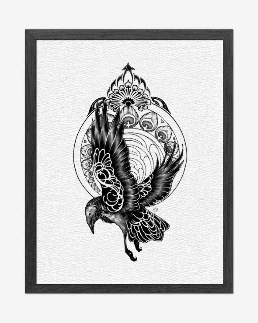 Cuadro decorativo Blanco de pajaro