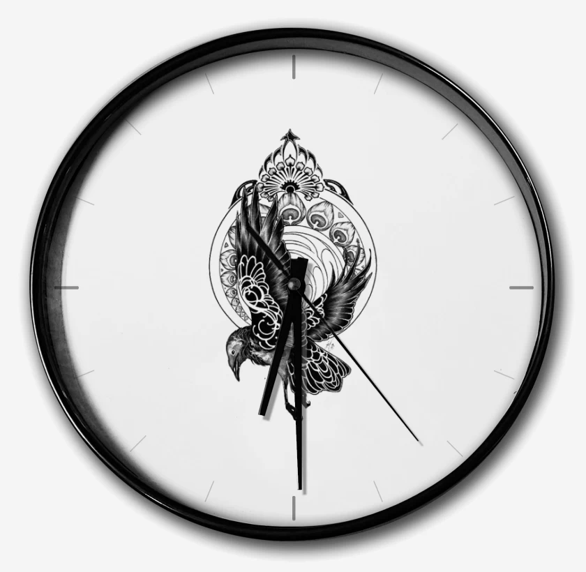 Reloj Blanco de pajaro