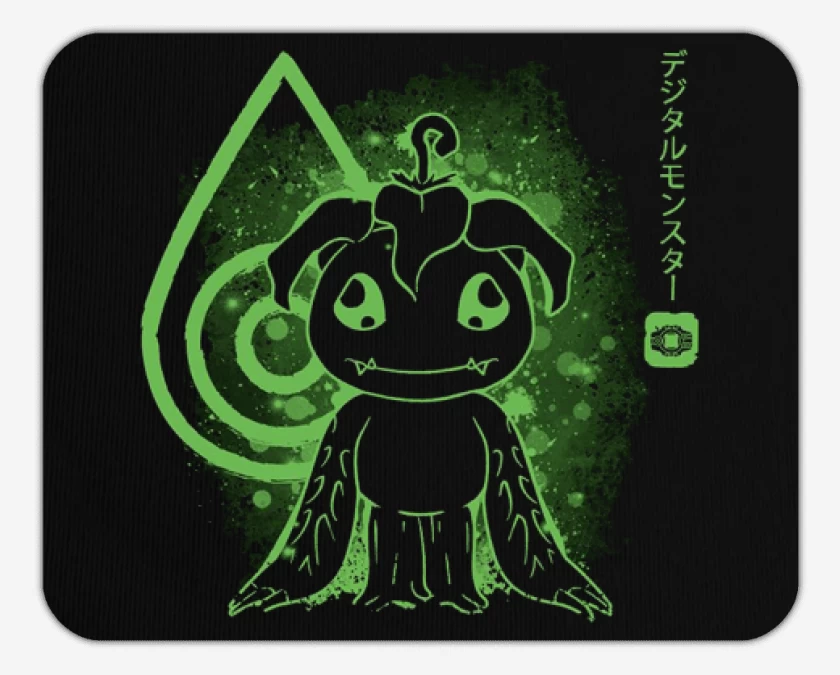 Mousepad Negro de palmon