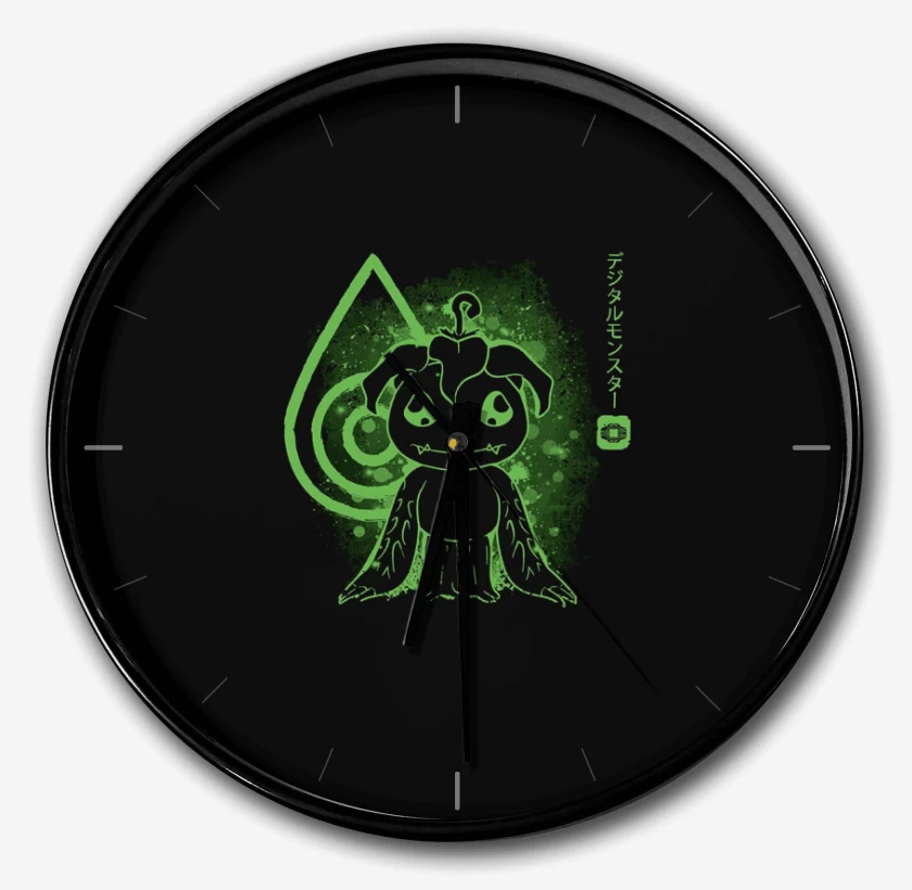 Reloj Negro de palmon