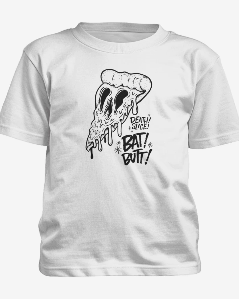 Polera de niño Blanco de death pizza