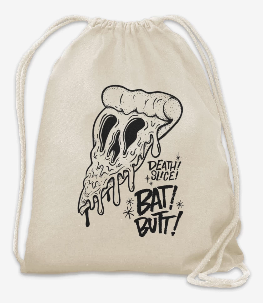 Mochila Blanco de death pizza