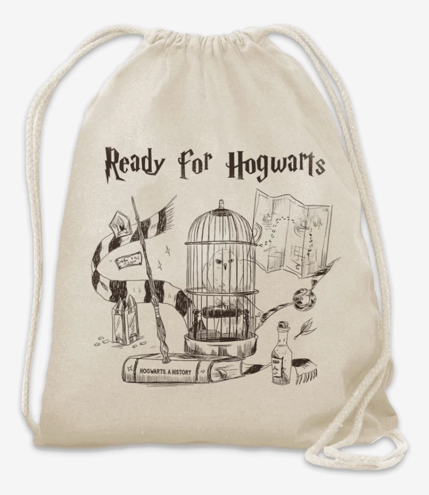 Mochila Blanco de Ready for hogwarts