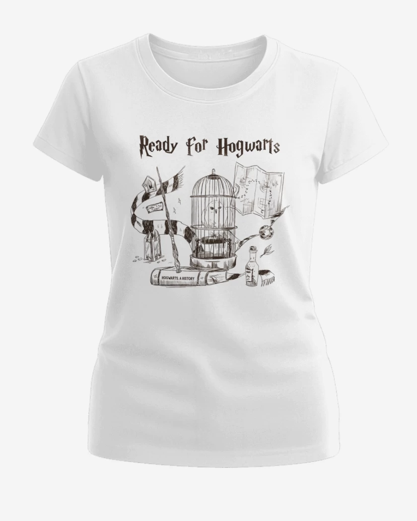 Polera de Mujer Blanco de Ready for hogwarts