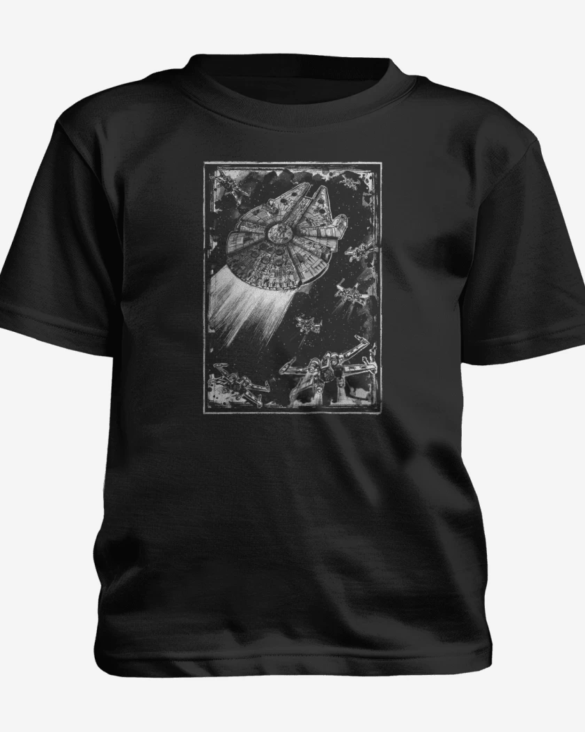 Polera de niño Negro de Star Wars 5 
