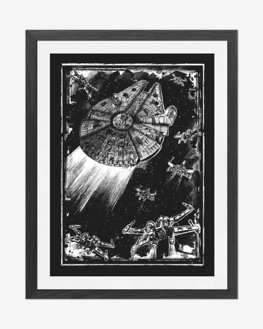 Cuadro decorativo Negro de Star Wars 5 