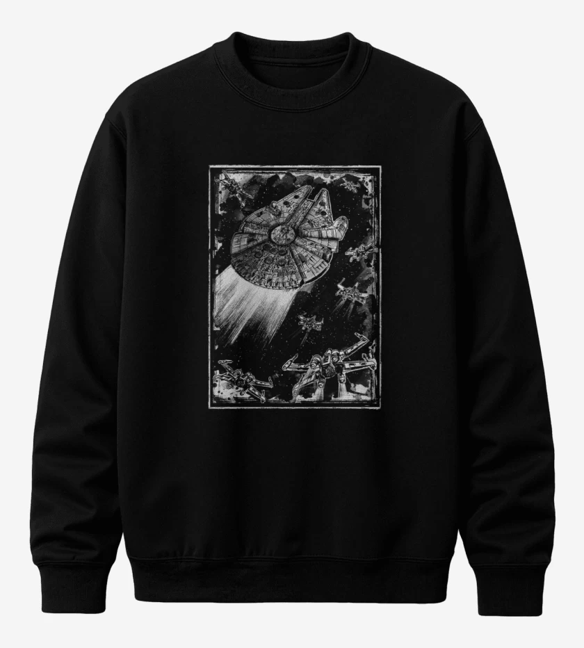 Poleron polo Negro de Star Wars 5 