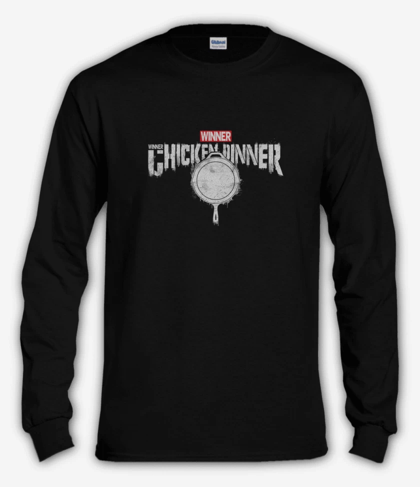 Polera manga larga Negro de winner winner 
