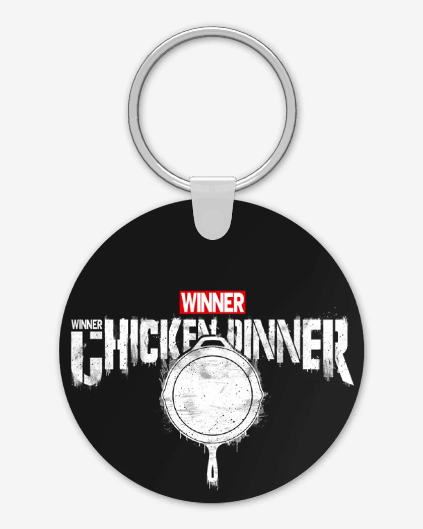 Llavero Negro de winner winner 