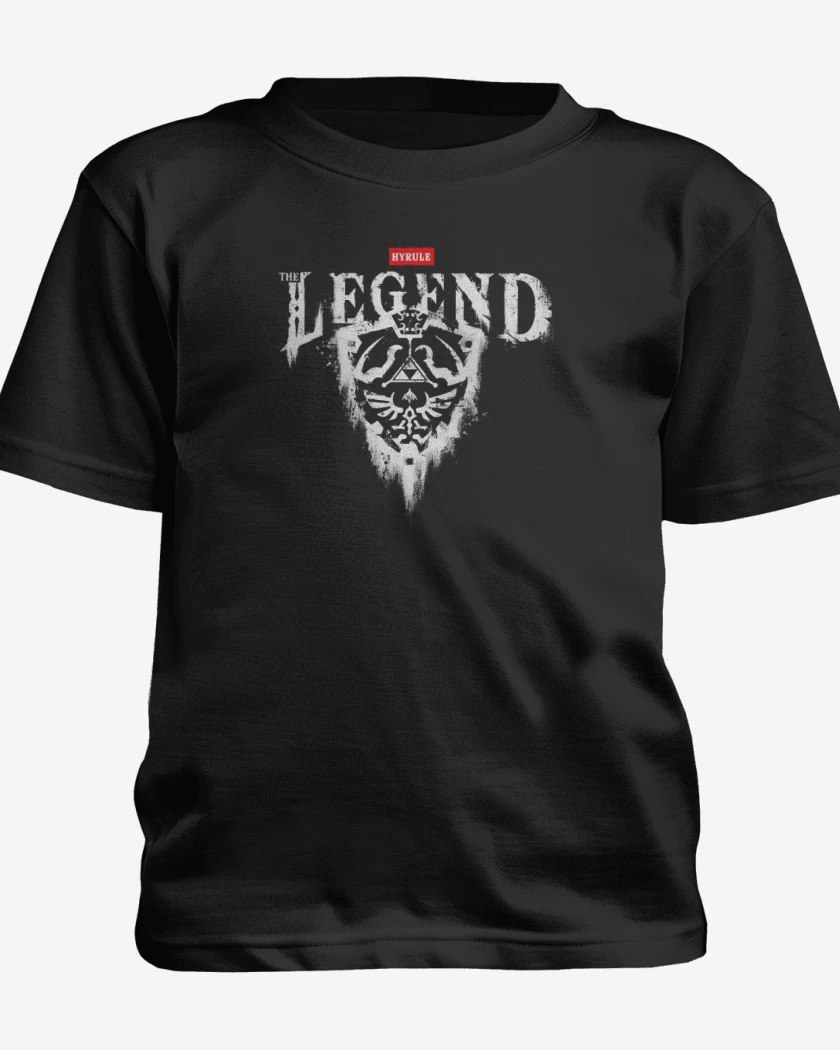 Polera de niño Negro de thyrule the legend