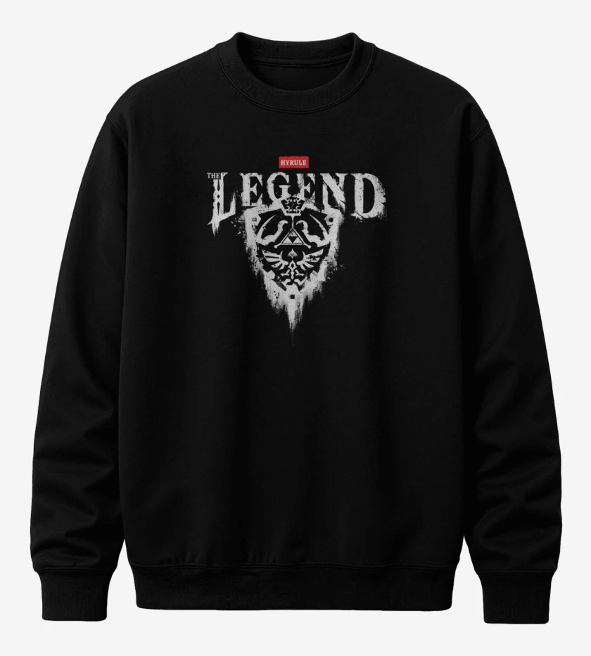 Poleron polo Negro de thyrule the legend