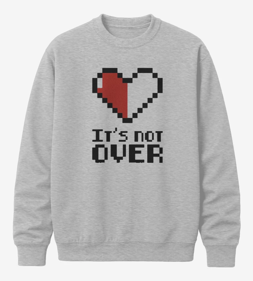 Poleron polo Gris Melange de Its not over