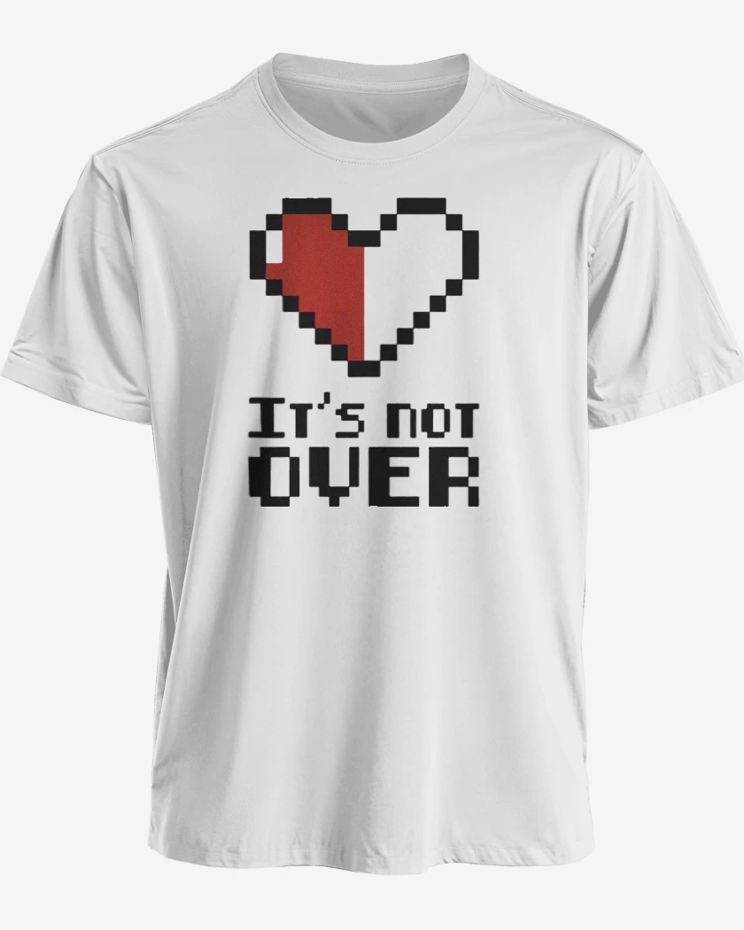 Polera premium Blanco de Its not over