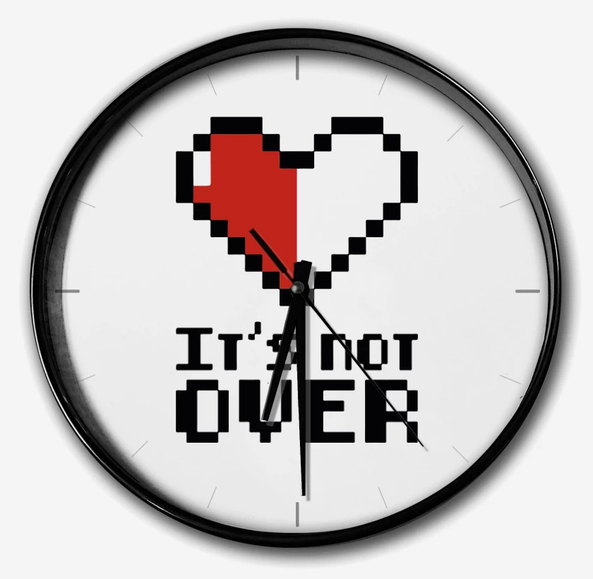 Reloj Blanco de Its not over