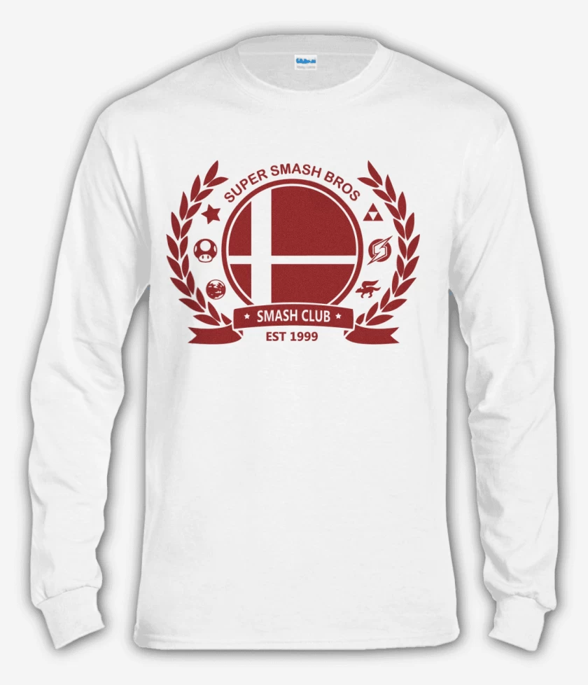 Polera manga larga Smash Bros Club