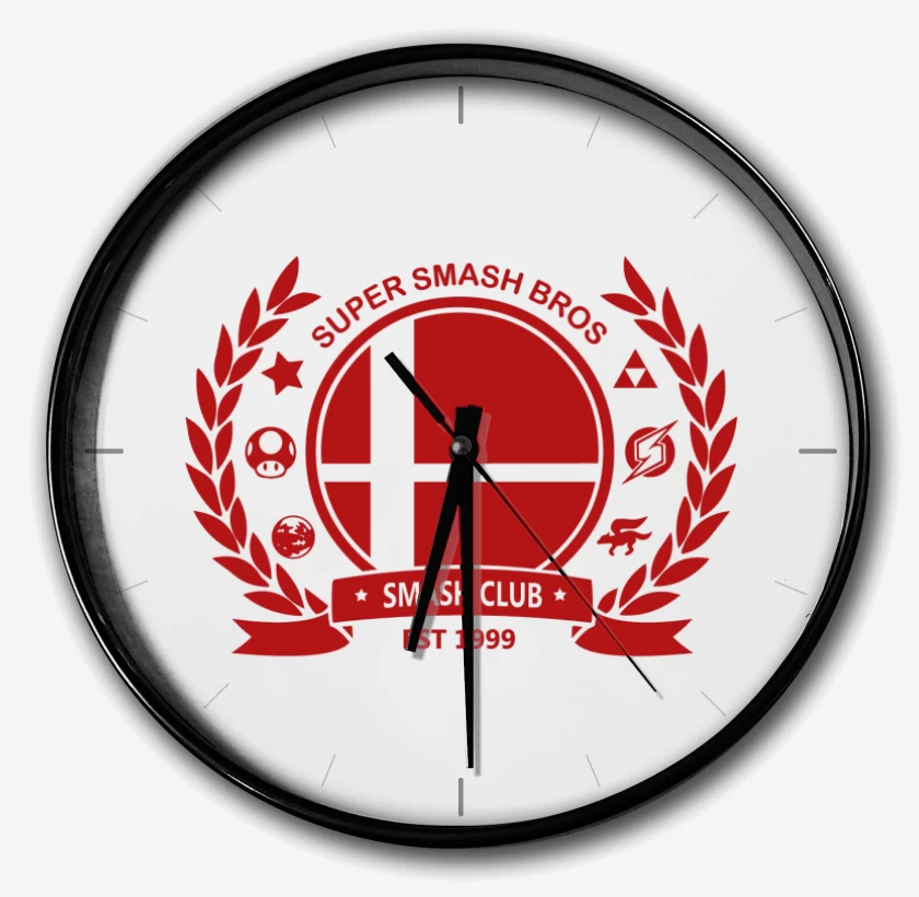 Reloj Blanco de Smash Bros Club