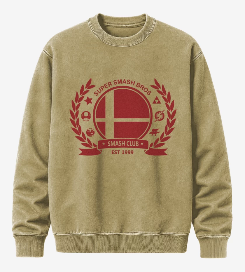 Poleron Polo Acid Wash Smash Bros Club