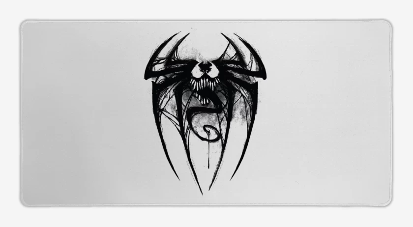 Mouse pad Gamer Blanco de Veneno 3