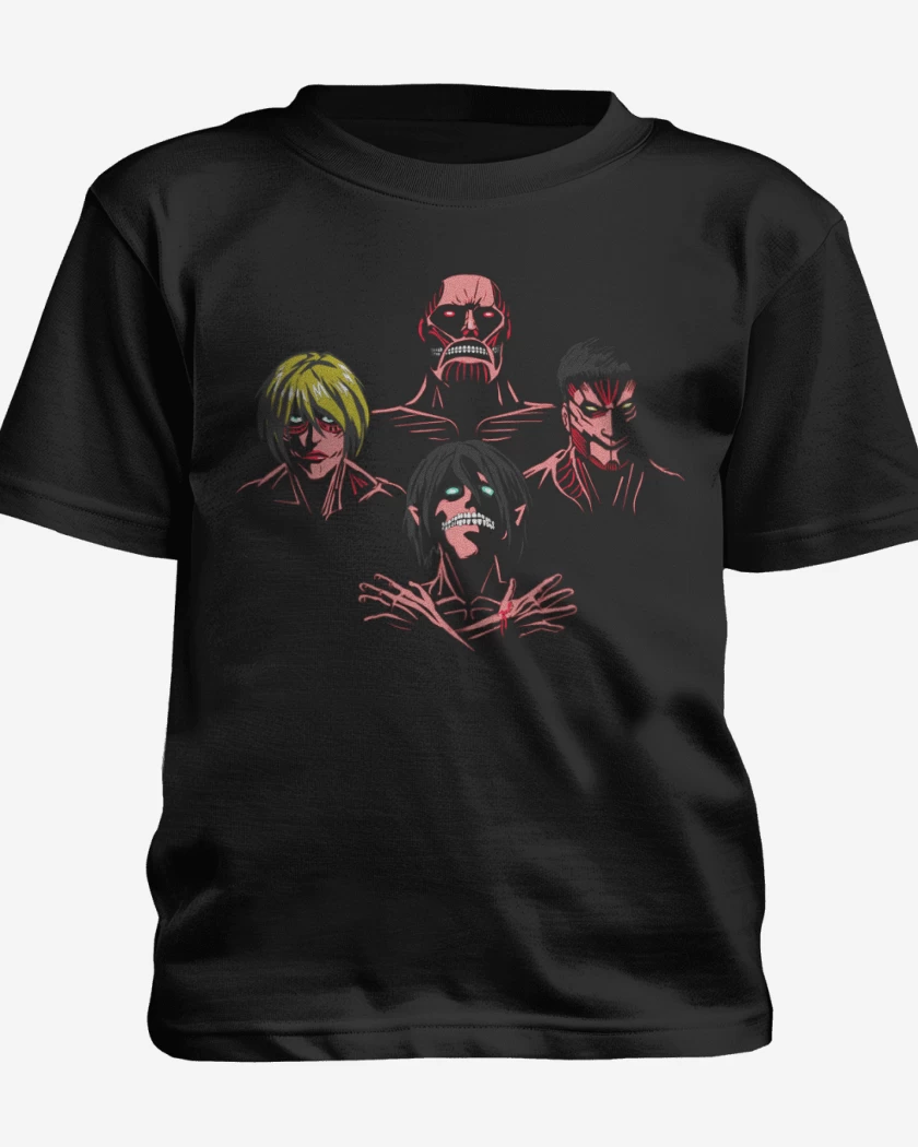 Polera de niño Negro de Titan rhapsody