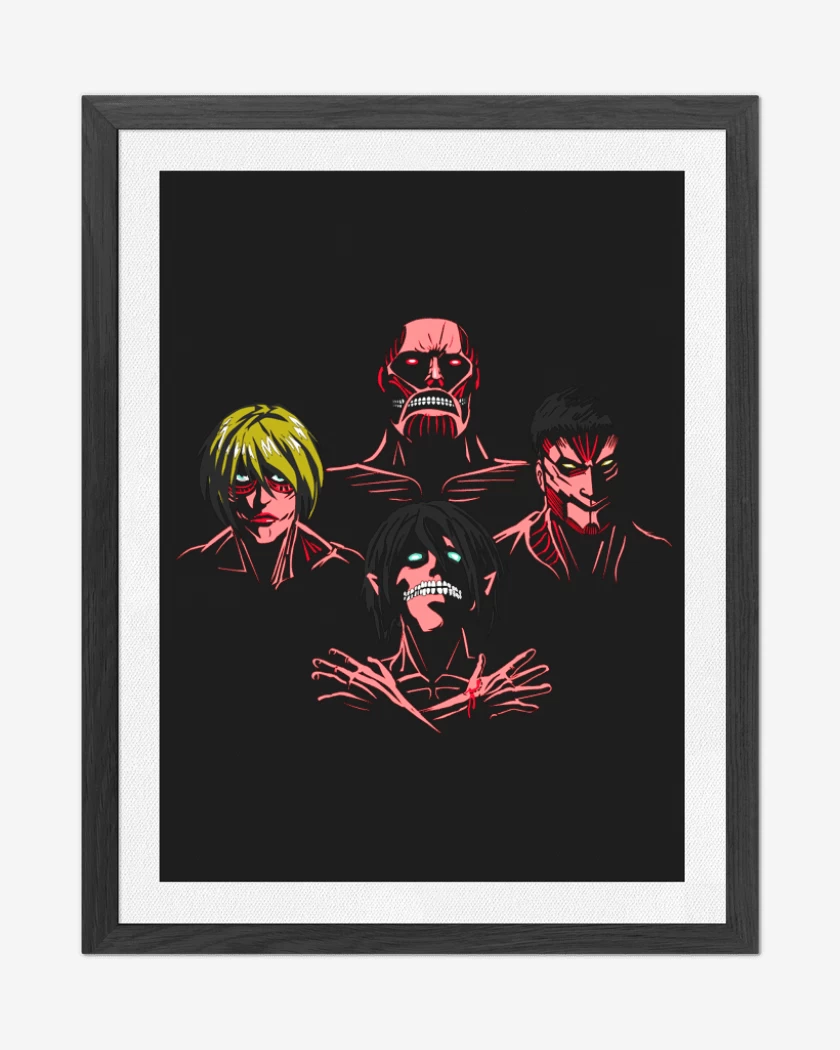 Cuadro decorativo Negro de Titan rhapsody